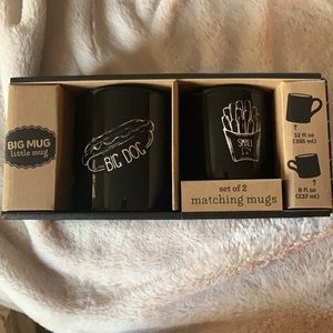Big Mug Little Mug set  Big Dog/Small Fry